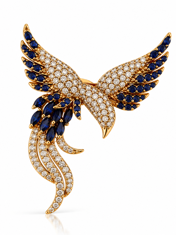 Neel Udaan Brooch