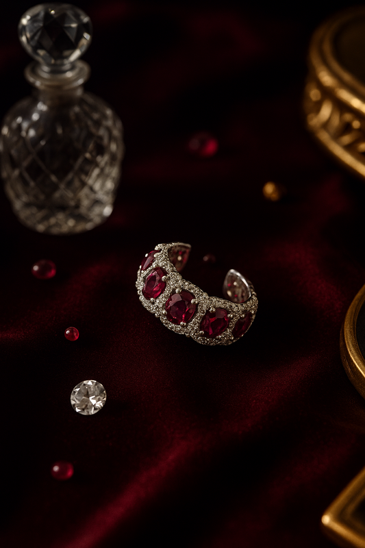 Crimson Royale Ruby Band Ring