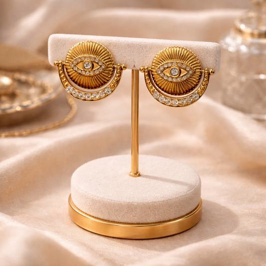 Nazra Statement Stud Earrings