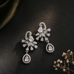 Crystal Cascade Earrings