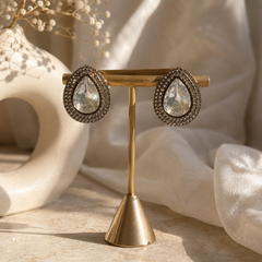 Teardrop Statement Studs