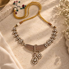 Nooré Champagne Statement Necklace Set