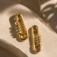 Nova Safety Pin Earrings
