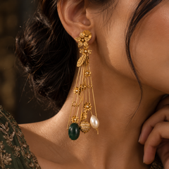Bagh-e-Noor Botanical Necklace & Earrings Set