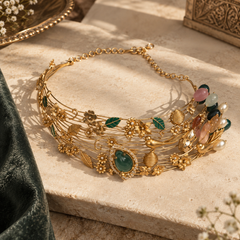 Bagh-e-Noor Botanical Necklace & Earrings Set