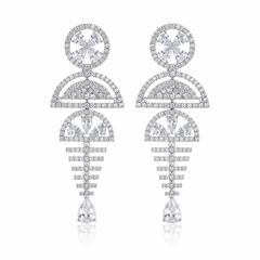 Celeste Crystal Drop Earrings