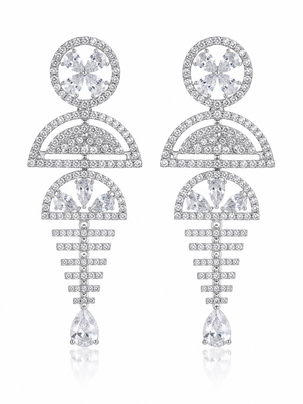 Celeste Crystal Drop Earrings