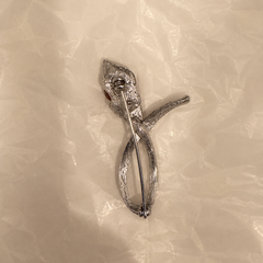 Crimson Bloom Statement Brooch