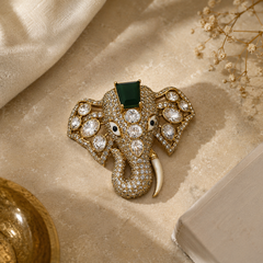 The Maharaja Elephant Statement Brooch