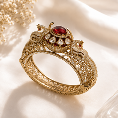 Mayura Ruby Statement Bracelet