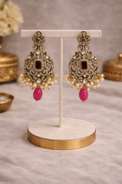 Ruby Meera Heritage Choker Set