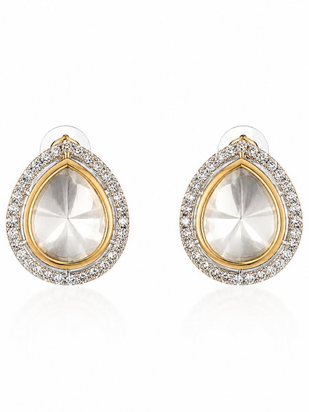 Aaina Kundan Studs