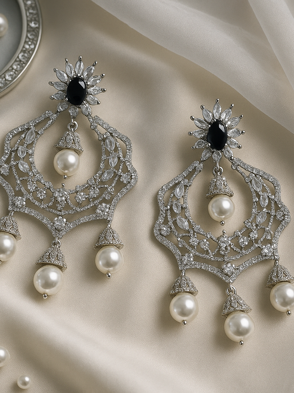 Noor Jhumka Diamond Chandeliers