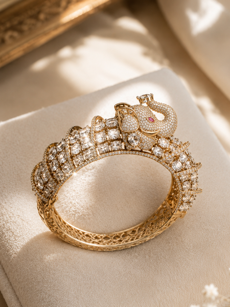 Gajraj Royal Polki Bracelet