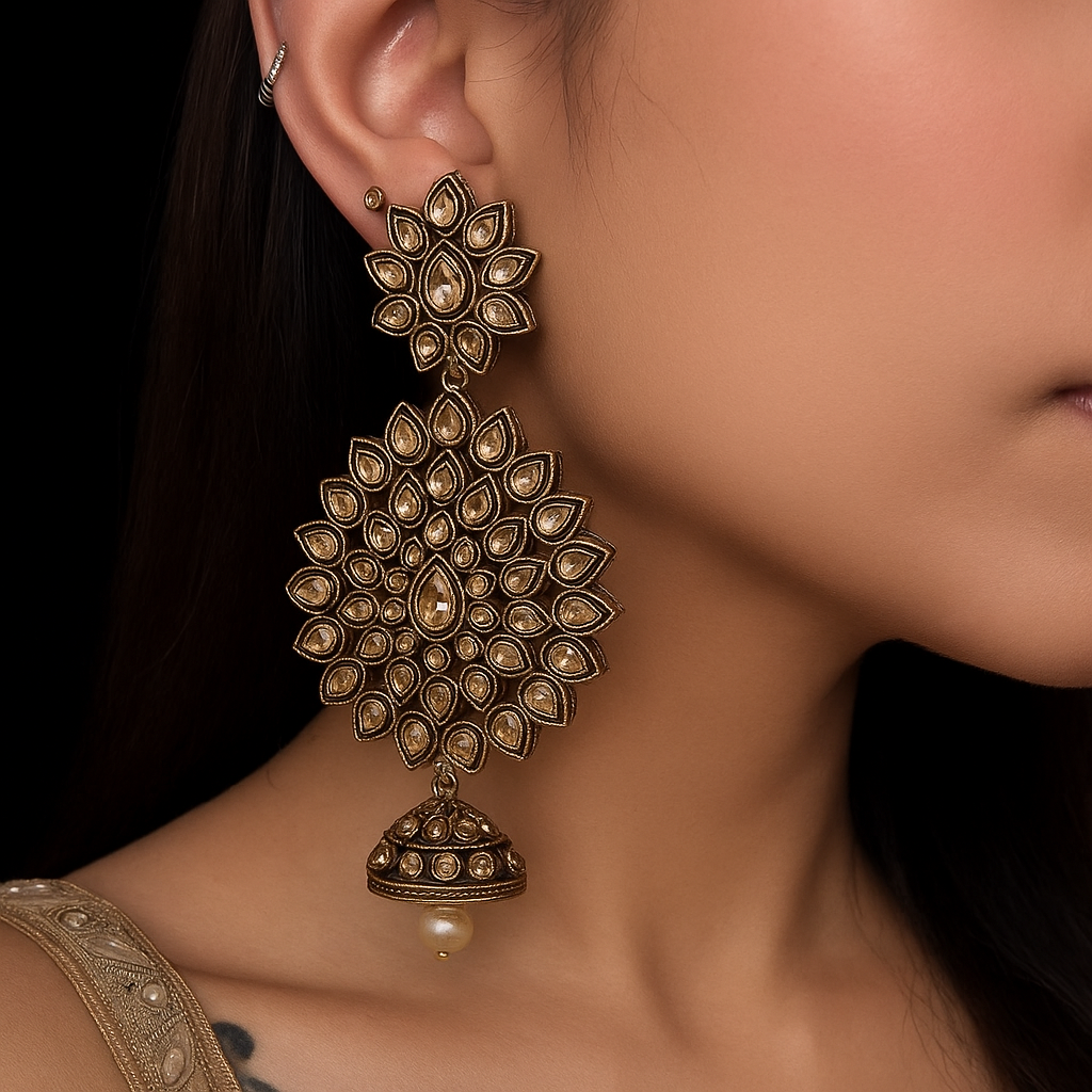 Meherbano Kundan Earrings