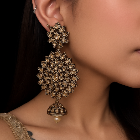Meherbano Kundan Earrings