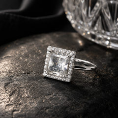 Aira Princess Solitaire Ring