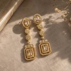 Aurelia Champagne Drop Earrings