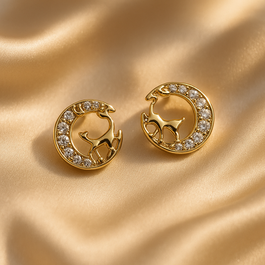 Luna Fauna Diamond Studs