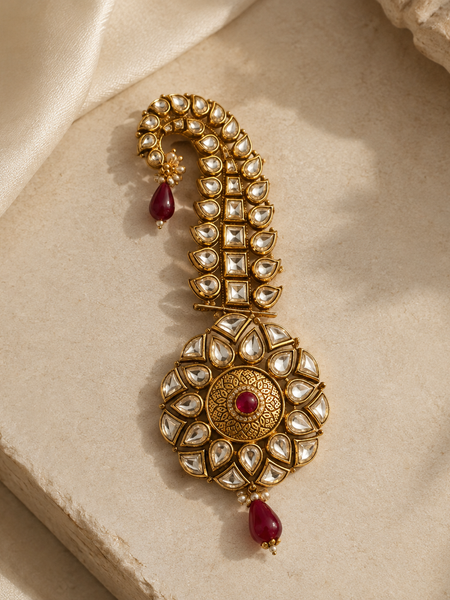 Abeer Ruby Kundan Men’s Kalgi