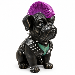 The Rebel Bulldog – Punk Sculpture