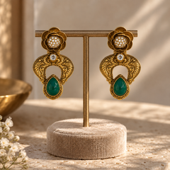 Simha Emerald Heritage Necklace Set