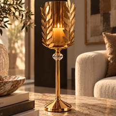 Aurelia Laurel Hurricane Candle Holder