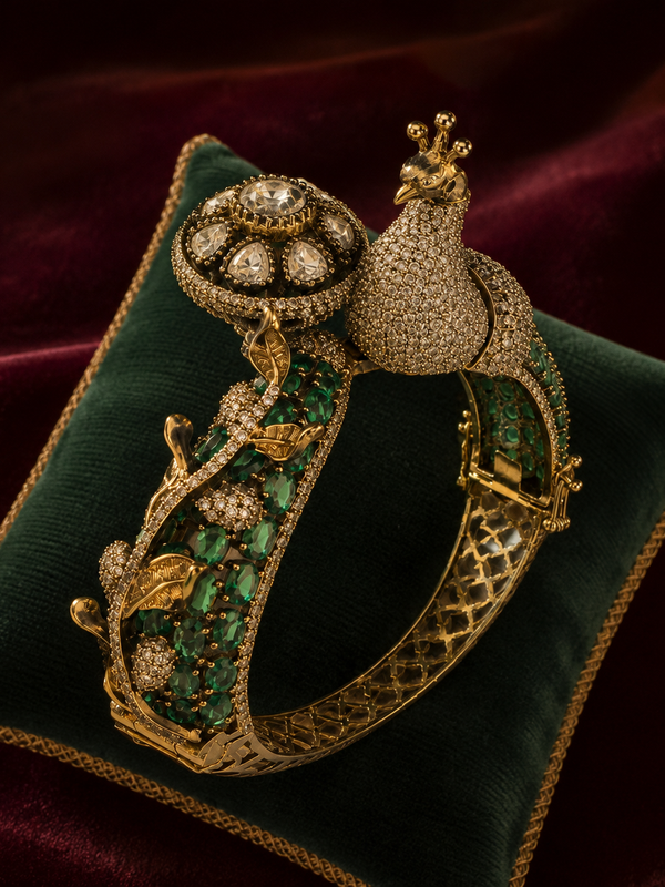 Mayura Emerald Maharani Bracelet