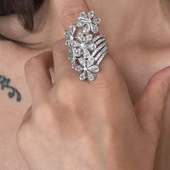 Falak Cluster Diamond Ring