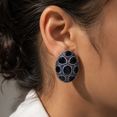 Ziya Midnight Statement Studs
