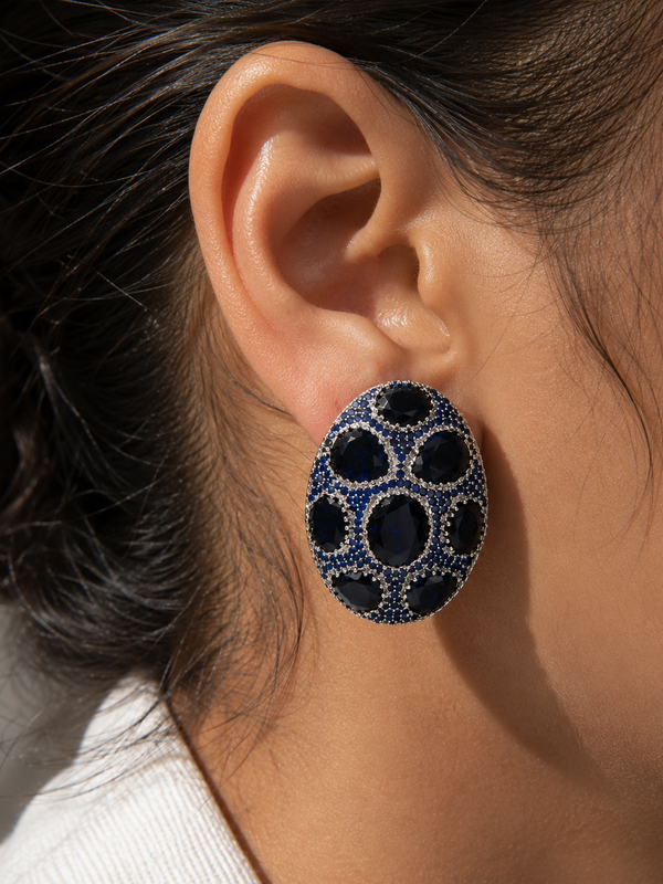 Ziya Midnight Statement Studs