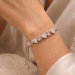 Blush Heart Bracelet