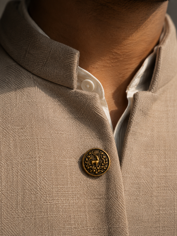 Aranya Deer Button Cover