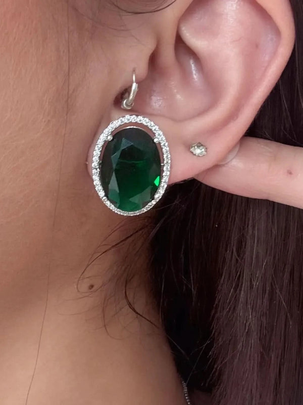 Emerald Aura Luxe Necklace Set