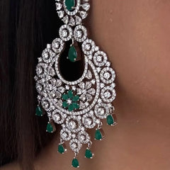 Ameera Emerald Diamond Earrings