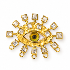 Celestial Guardian Evil Eye Brooch