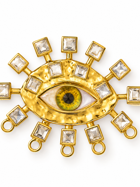 Celestial Guardian Evil Eye Brooch