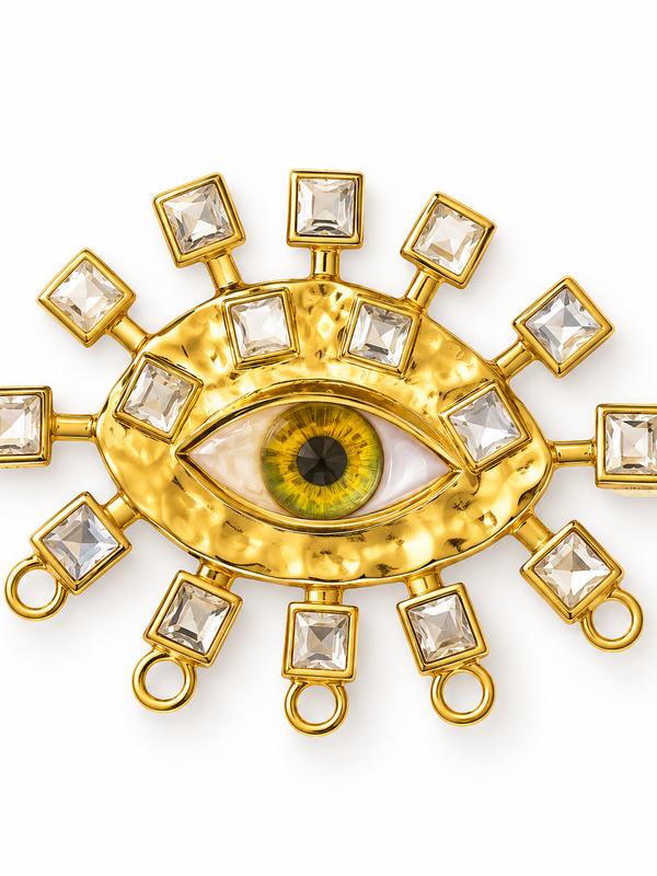 Celestial Guardian Evil Eye Brooch