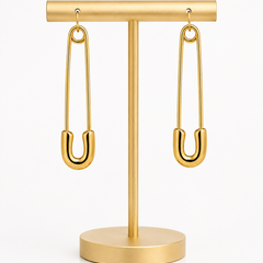 Atlas Safety Pin Stud Earrings
