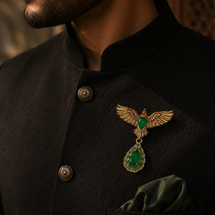 The Emerald Flight Brooch