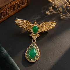 The Emerald Flight Brooch