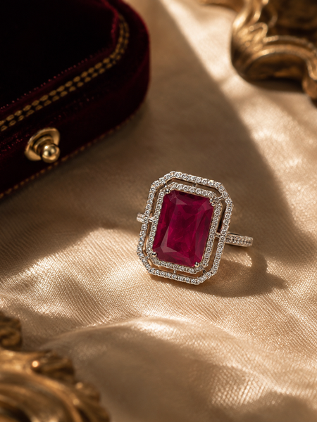 Riviera Ruby Statement Ring