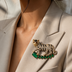 The Maharaja Tiger Brooch