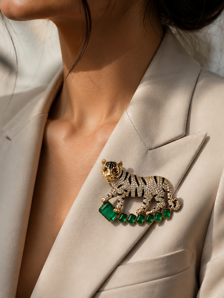 The Maharaja Tiger Brooch