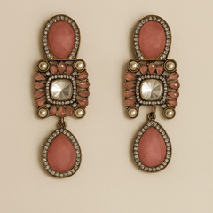 Blush Rose Vintage Charm Necklace Set