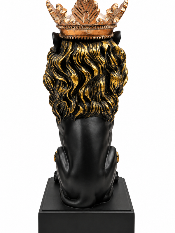 The Maharaja – Crowned Lion Sculpture