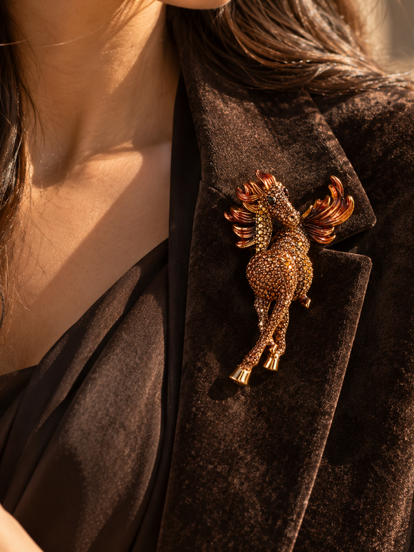 Ashva Agni Brooch