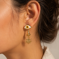 Nazar Na Lage Statement Earrings