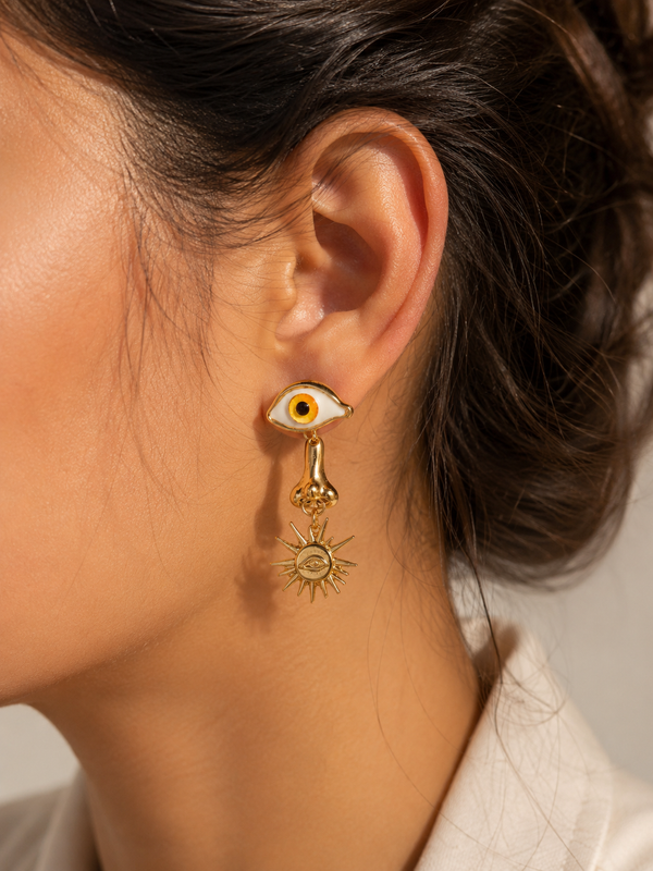 Nazar Na Lage Statement Earrings