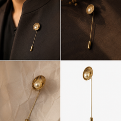 Solstice Pearl Lapel Pin